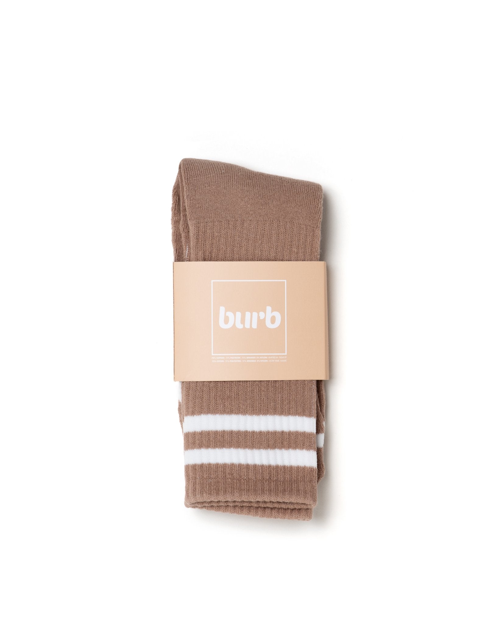 Terry Socks - Burb Hazel