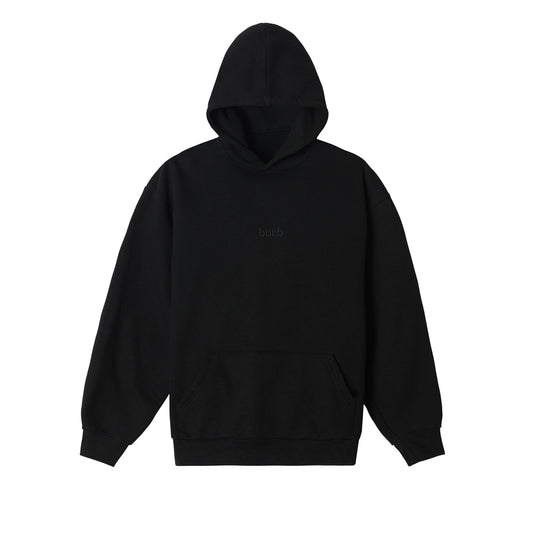Black Comfort Pullover Hoodie